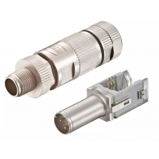 Złącze męskie preLink M12 plug D-coded 4-pole Cat.5 - 20820050001