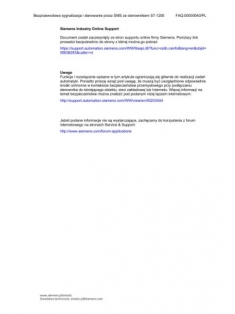 Stercontrol - FAQ S7-1200: Bezprzewodowa sygnalizacja i sterowanie przez SMS ze sterownikiem S7-1200