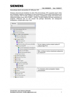 Stercontrol - FAQ S7-1200: Komunikacja TCP w S7-1200