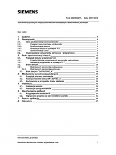 Stercontrol - FAQ S7-1200: Synchronizacja danych między sterownikiem nadrzędnym i sterownikami polowymi