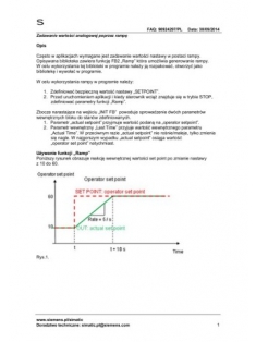 Stercontrol - FAQ S7-1200: Zadawanie wartości analogowej poprzez rampę