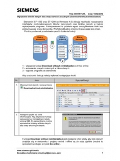Stercontrol - FAQ S7-1500: Wgrywanie bloków danych bez utraty wartości aktualnych (Download without reinitialization)