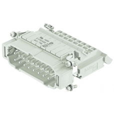 Han E AV 16 Pos. M Insert Term Block Lef - 09330164625