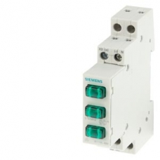3 lampki 230 V 3x zielony - 5TE5802